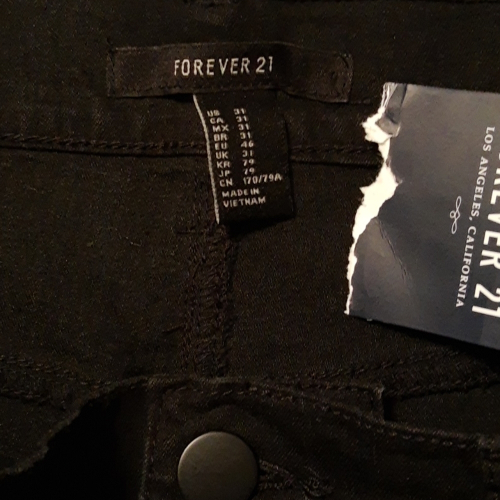 NWT Forever 21 hi rise stretch skinny jeans - Picture 3 of 6